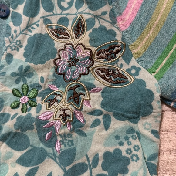 Colorful Floral Kids Cardigan - Picture 4 of 8